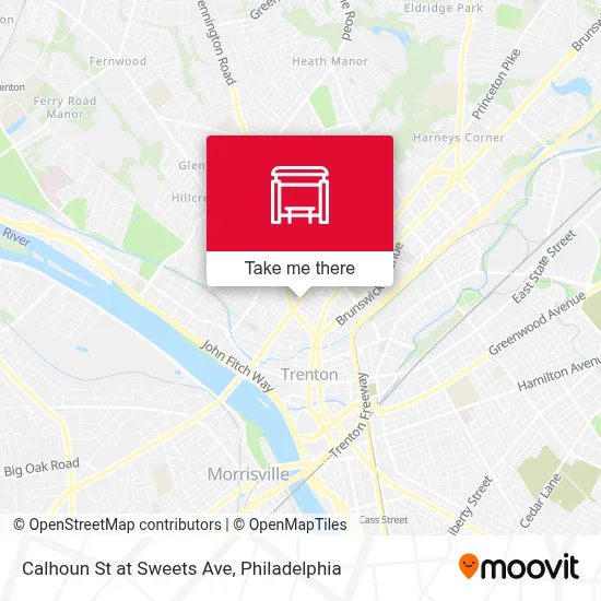Calhoun St at Sweets Ave map