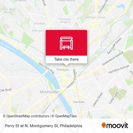 Perry St at N. Montgomery St map