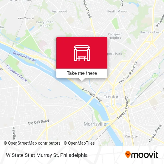 W State St at Murray St map