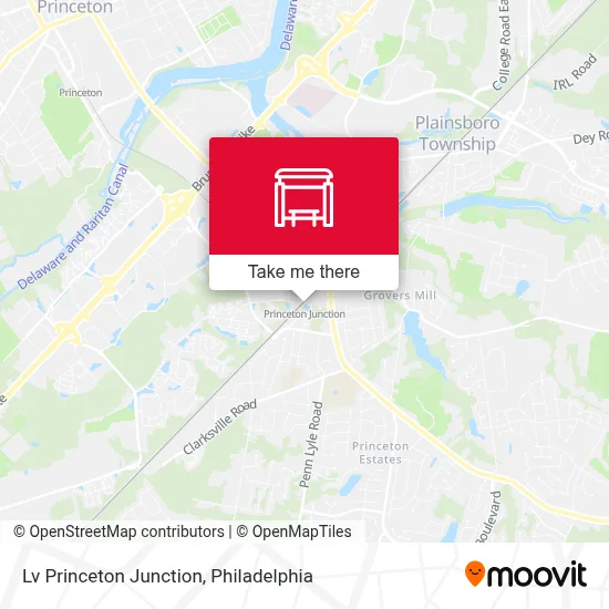 Lv Princeton Junction map