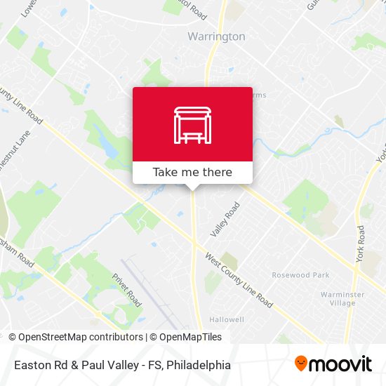 Easton Rd & Paul Valley - FS map