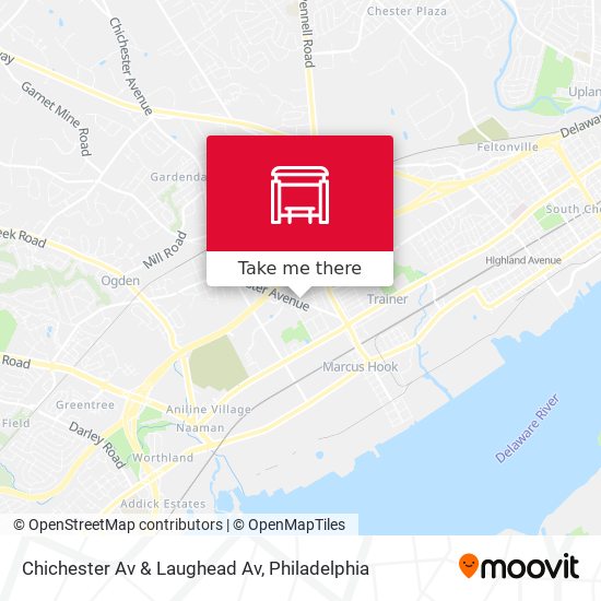 Chichester Av & Laughead Av map