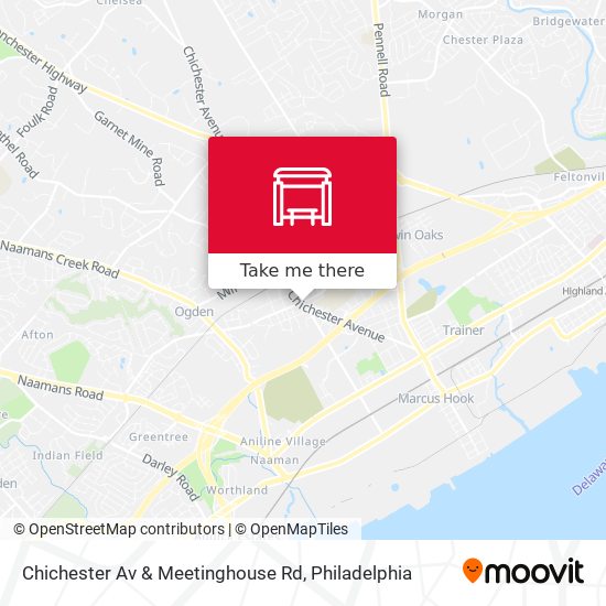 Mapa de Chichester Av & Meetinghouse Rd