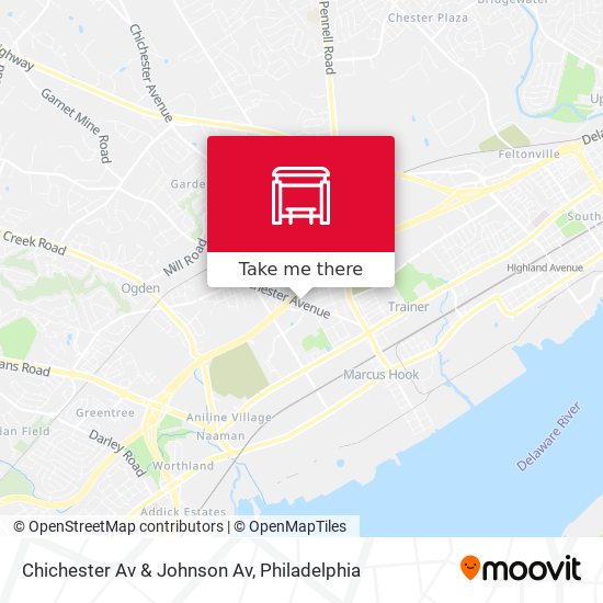 Mapa de Chichester Av & Johnson Av