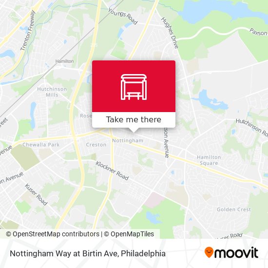 Mapa de Nottingham Way at Birtin Ave