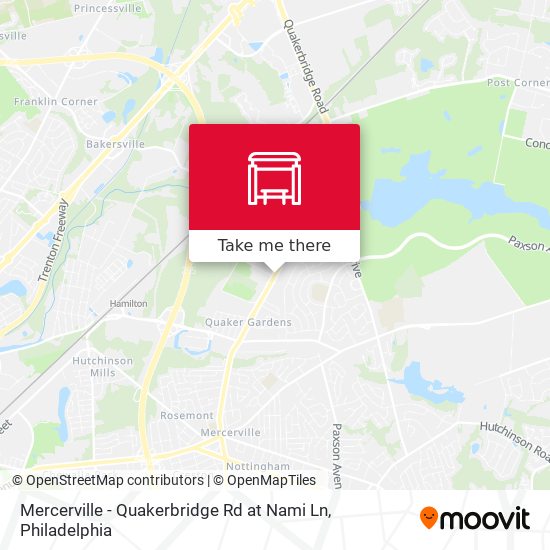 Mercerville - Quakerbridge Rd at Nami Ln map