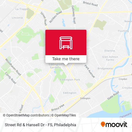 Street Rd & Hansell Dr - FS map