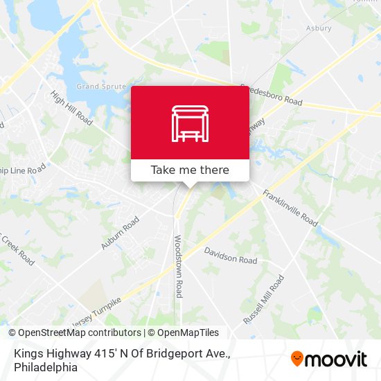 Kings Highway 415' N Of Bridgeport Ave. map