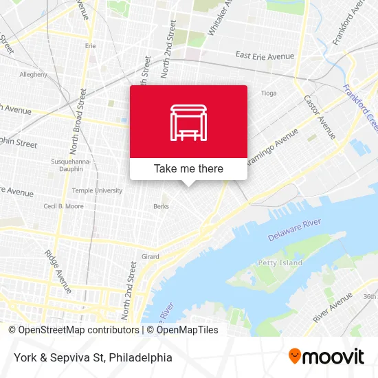 York & Sepviva St map