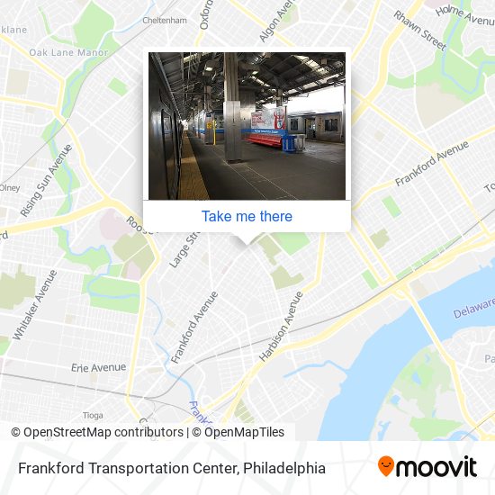 Frankford Transportation Center map