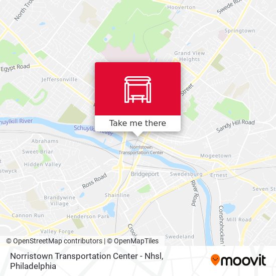 Norristown Transportation Center - Nhsl map