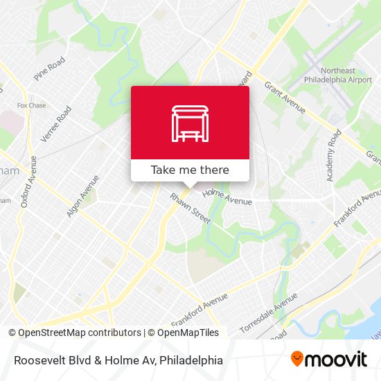 Roosevelt Blvd & Holme Av map