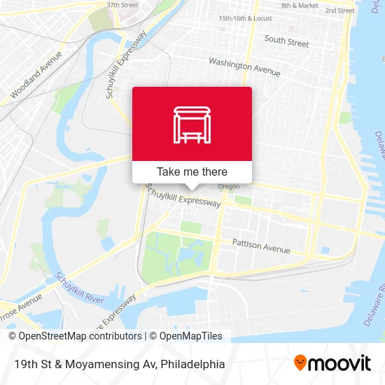 19th St & Moyamensing Av map