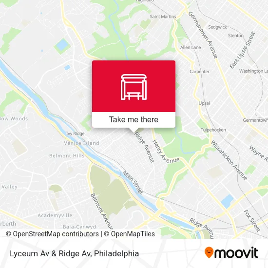 Mapa de Lyceum Av & Ridge Av