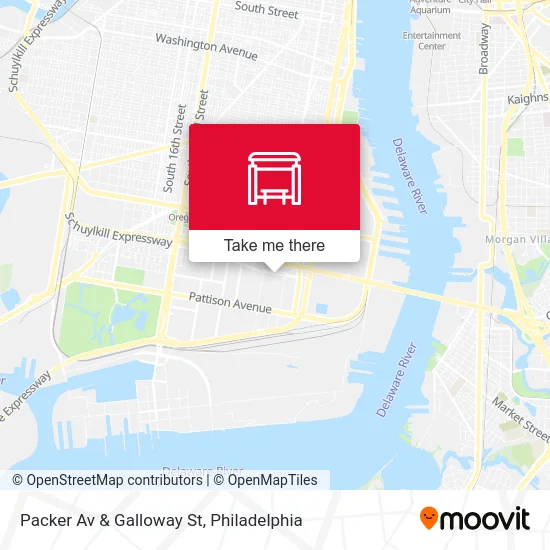 Packer Av & Galloway St map