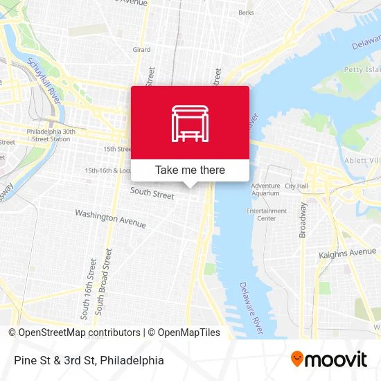 Mapa de Pine St & 3rd St