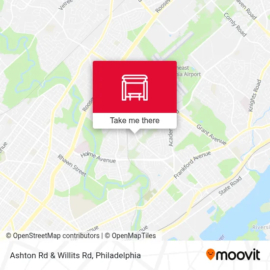 Ashton Rd & Willits Rd map