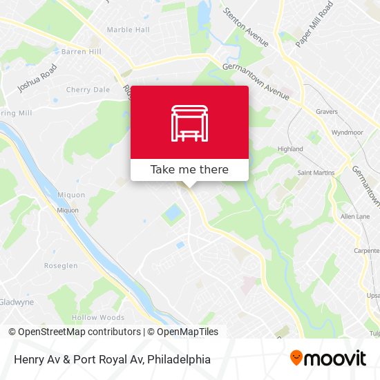 Henry Av & Port Royal Av map