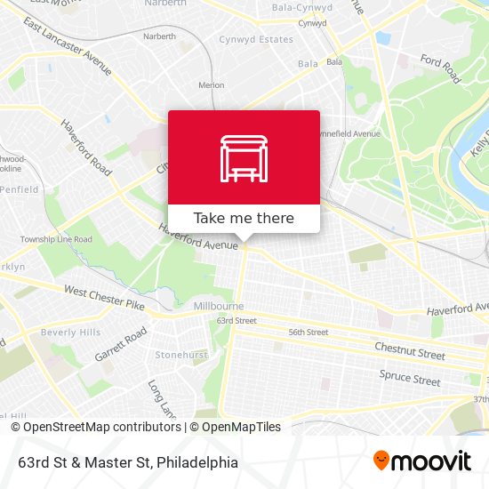 Mapa de 63rd St & Master St