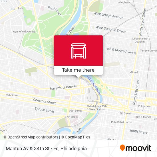 Mapa de Mantua Av & 34th St - Fs