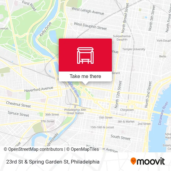 Mapa de 23rd St & Spring Garden St