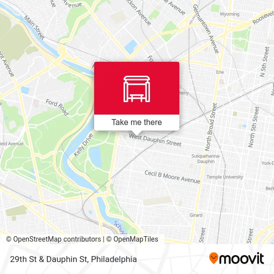 29th St & Dauphin St map