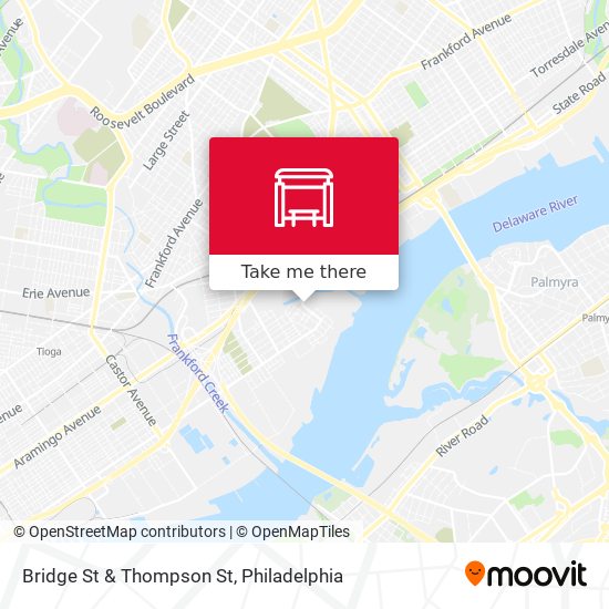 Mapa de Bridge St & Thompson St