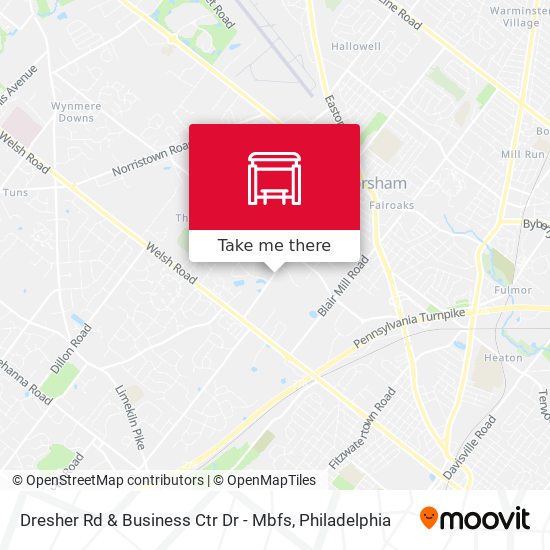 Dresher Rd & Business Ctr Dr - Mbfs map