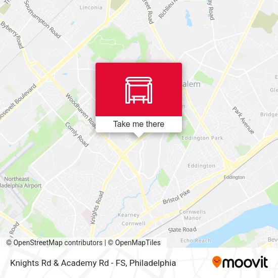 Knights Rd & Academy Rd - FS map