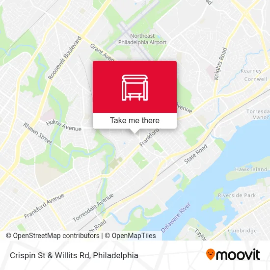 Crispin St & Willits Rd map