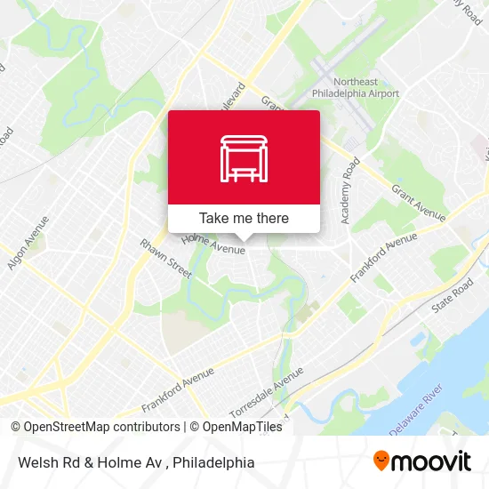 Welsh Rd & Holme Av map