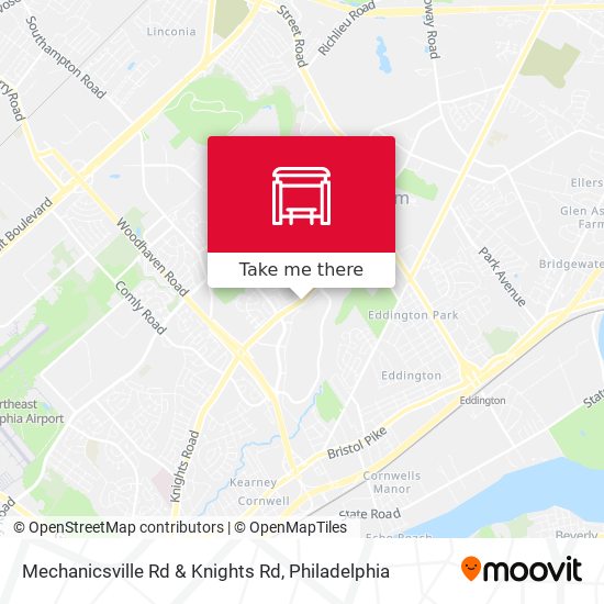 Mapa de Mechanicsville Rd & Knights Rd
