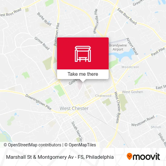 Marshall St & Montgomery Av - FS map