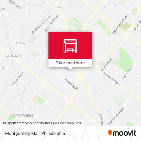Mapa de Montgomery Mall