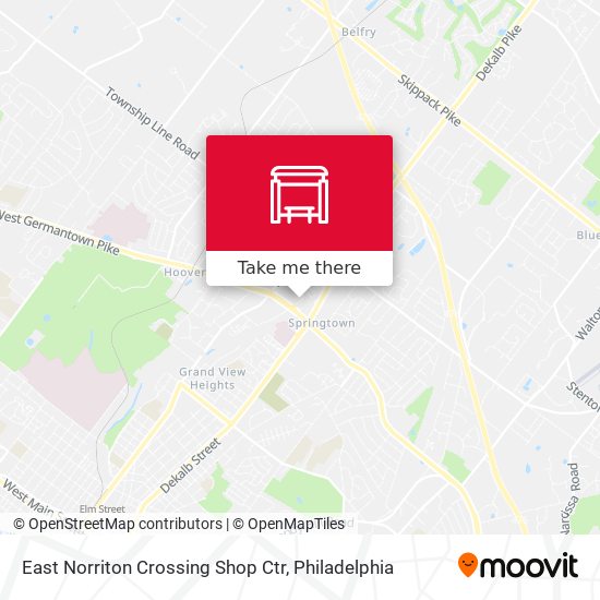 East Norriton Crossing Shop Ctr map