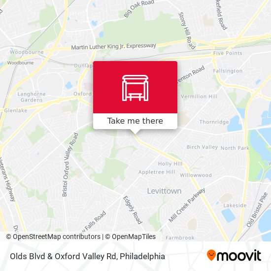 Mapa de Olds Blvd & Oxford Valley Rd