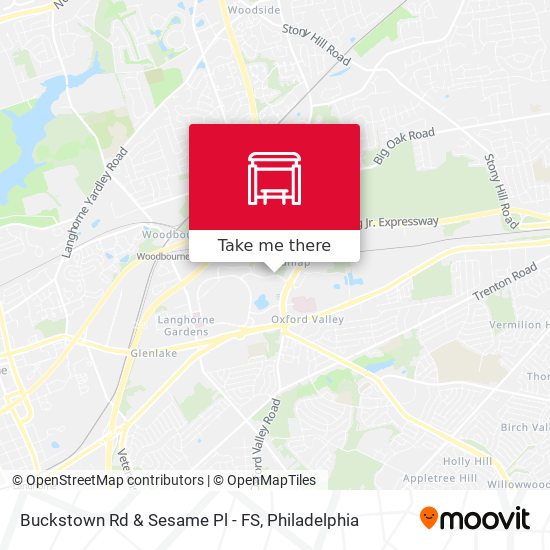 Buckstown Rd & Sesame Pl - FS map