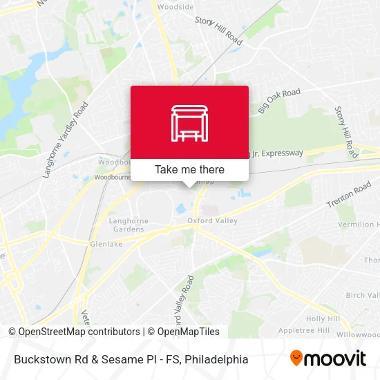 Buckstown Rd & Sesame Pl - FS map