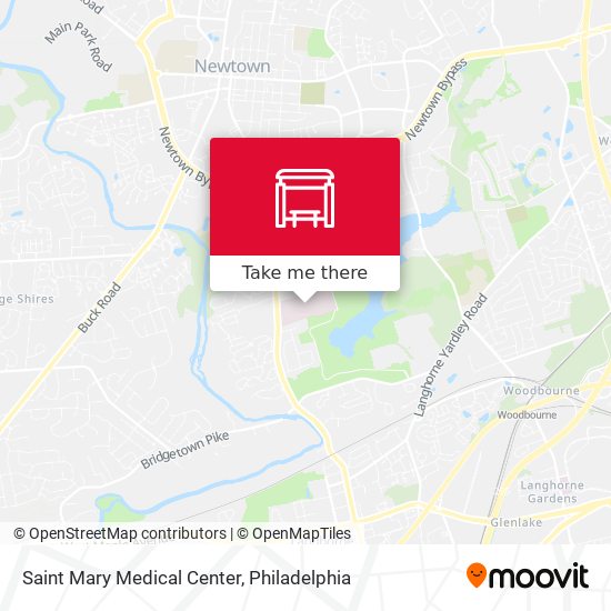 Saint Mary Medical Center map