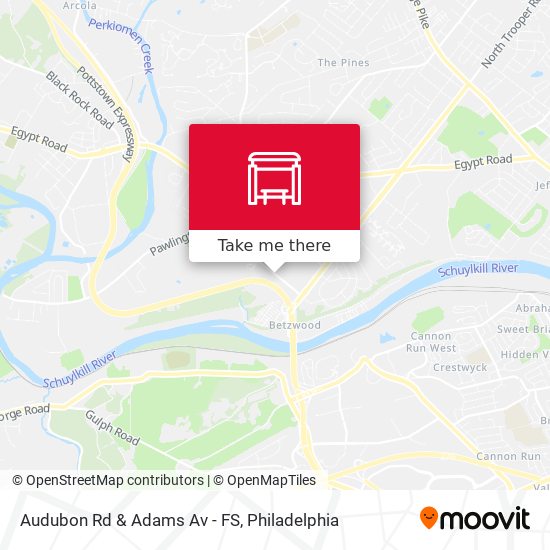Mapa de Audubon Rd & Adams Av - FS