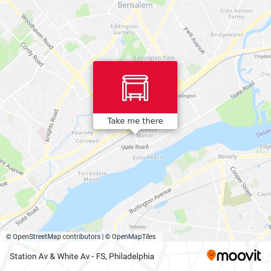 Mapa de Station Av & White Av - FS