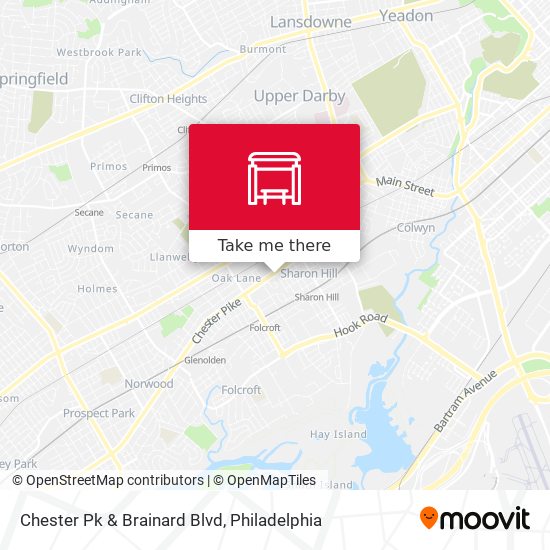 Chester Pk & Brainard Blvd map