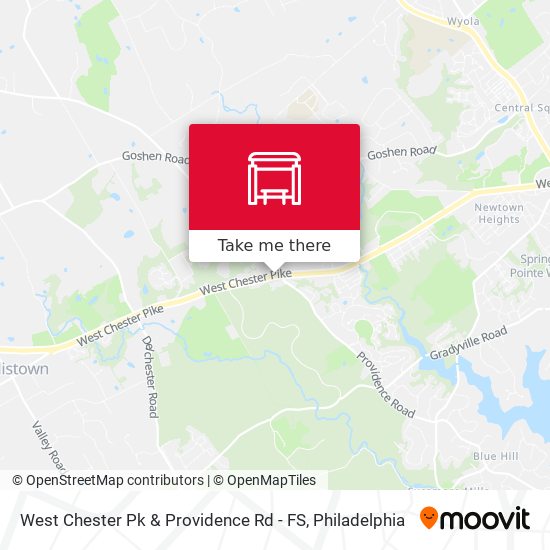 Mapa de West Chester Pk & Providence Rd - FS