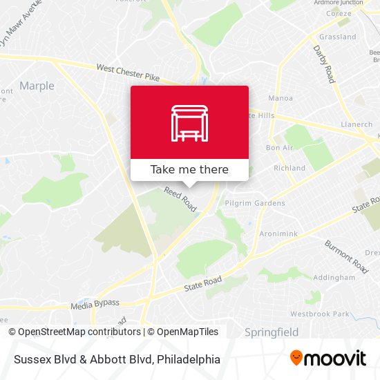Mapa de Sussex Blvd & Abbott Blvd