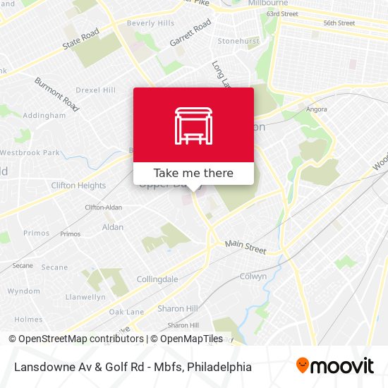 Mapa de Lansdowne Av & Golf Rd - Mbfs