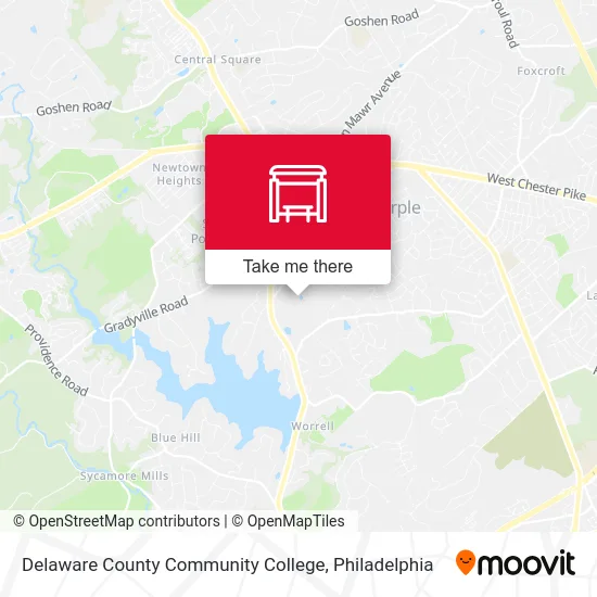 Delaware County Community College map