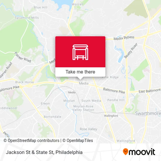 Jackson St & State St map