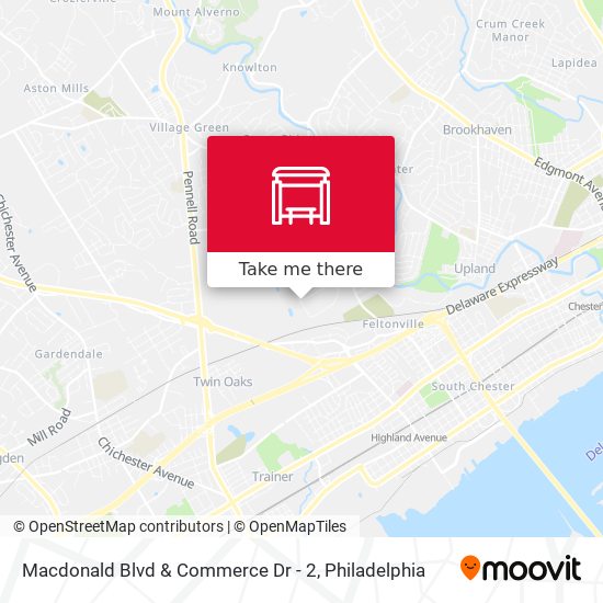 Macdonald Blvd & Commerce Dr - 2 map
