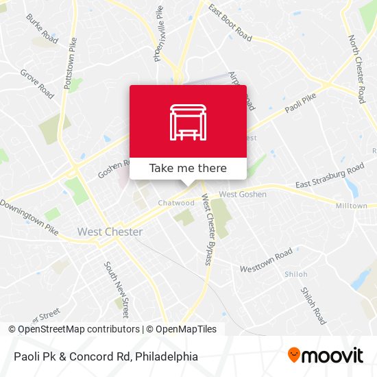 Paoli Pk & Concord Rd map