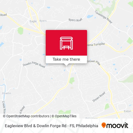 Mapa de Eagleview Blvd & Dowlin Forge Rd - FS